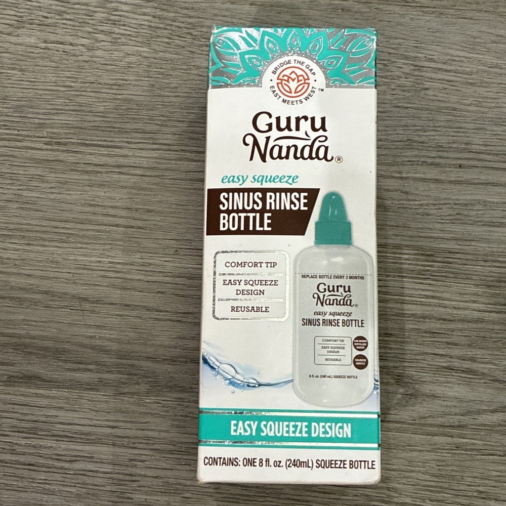Guru Nanda Easy Squeeze Sinus Rinse Bottle | New